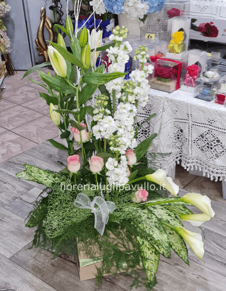 flowers box con fiori misti