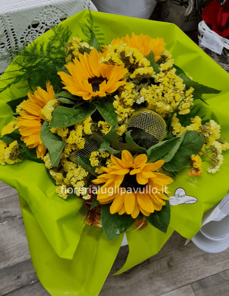 bouquet di girasoli